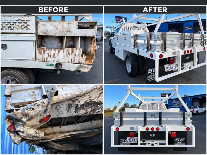 Service body: before and after