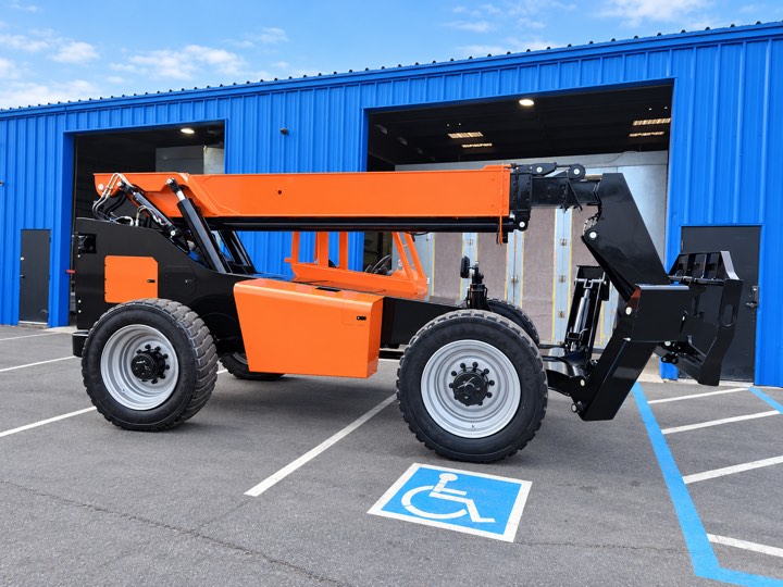 Heavy equipment, painted